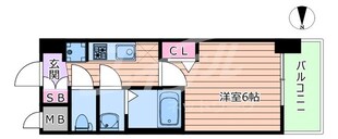 グランカリテ北梅田の物件間取画像